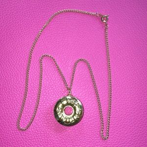 Patricia Field Life Saver Gold Plated Necklace